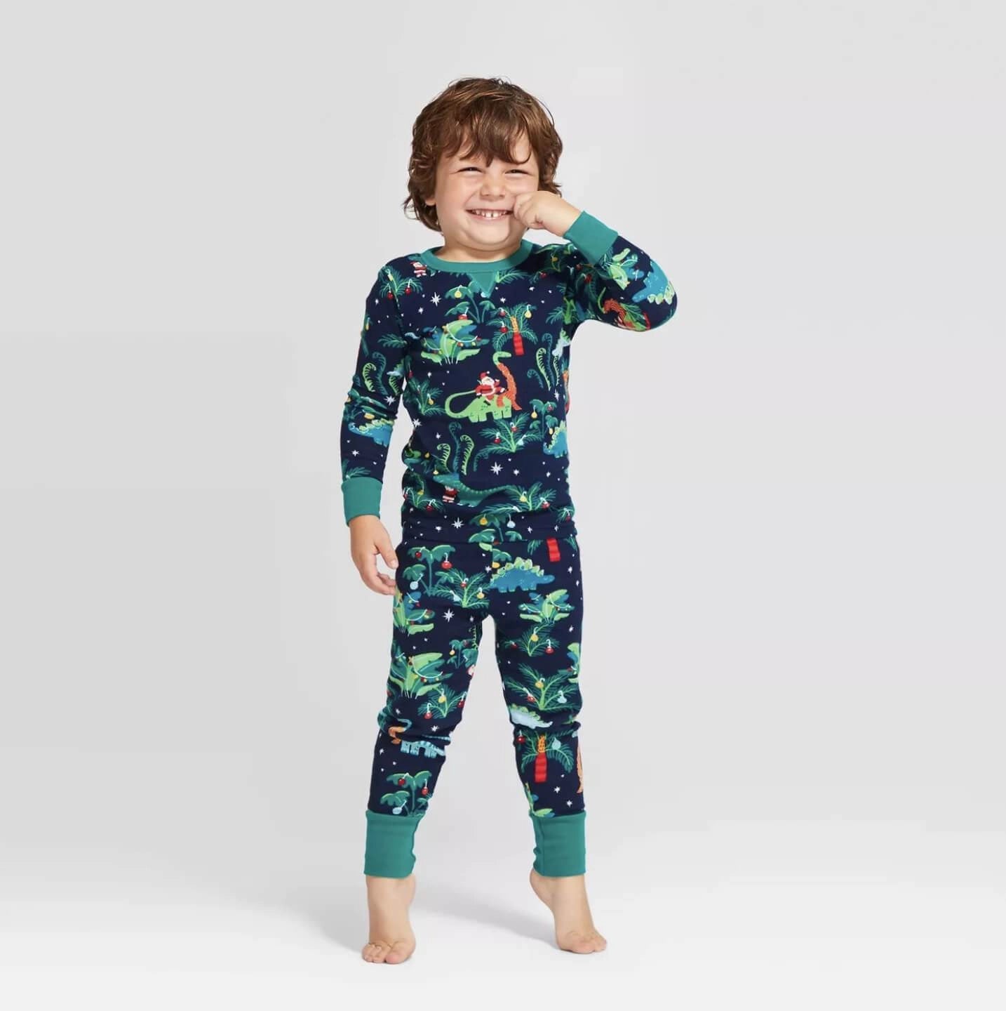 Family Christmas Pyjamas Dinosaur Print | Fun