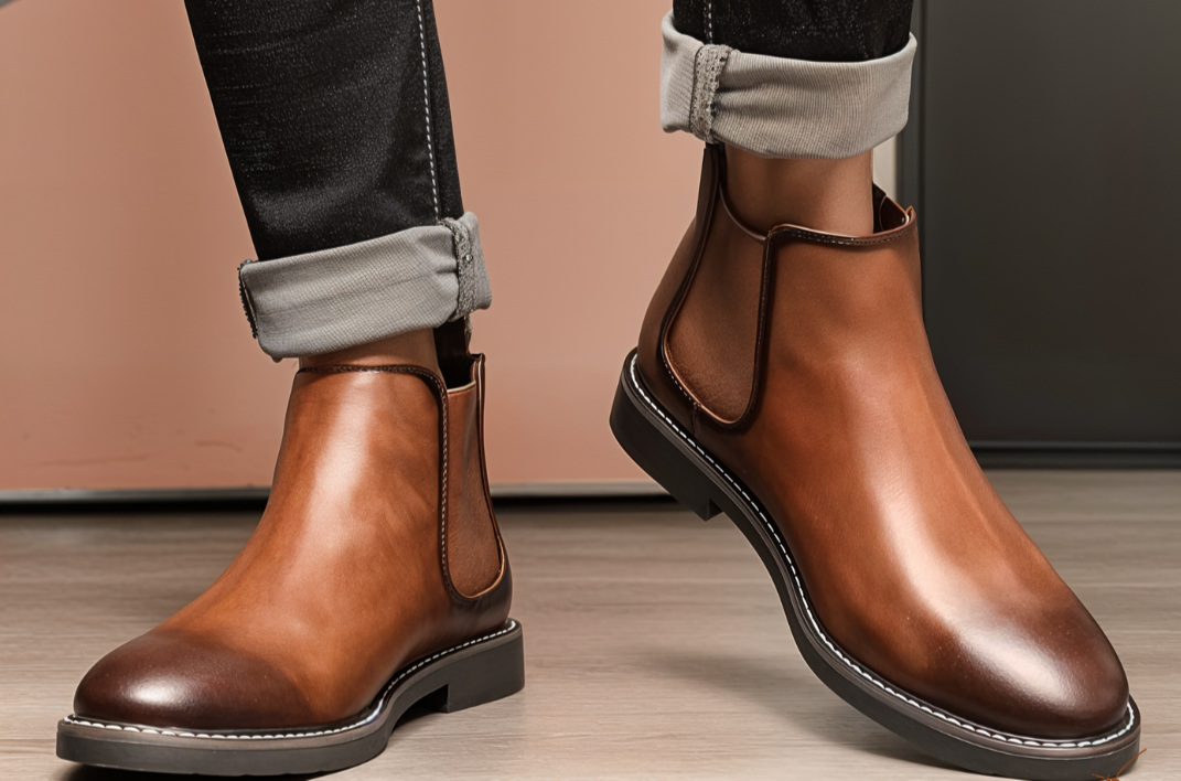Isidore | Men's Slip On Chelsea Boots