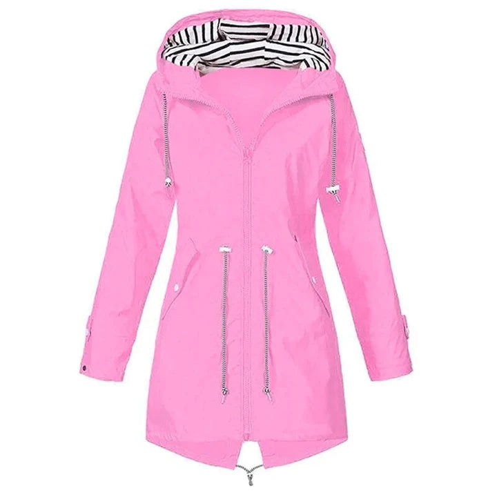 Lightweight Rain Jacket With Hood | Women's