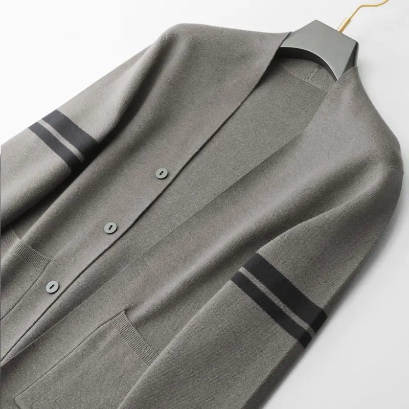 Men's Button Front Long Sleeve Cardigan | Casual