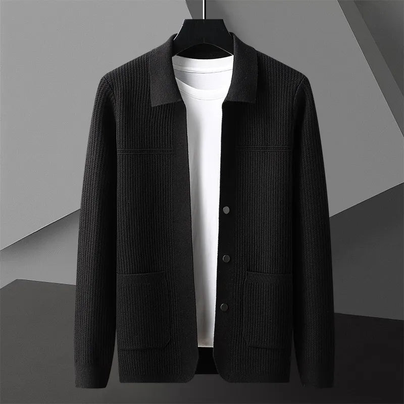 Men's Button Front Long Sleeve Cardigan | Casual