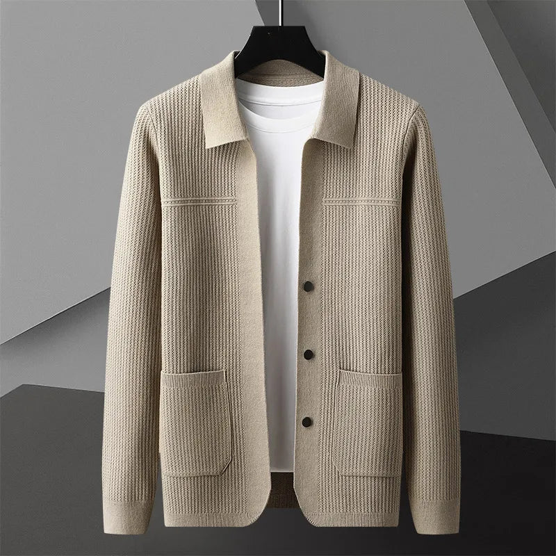 Men's Button Front Long Sleeve Cardigan | Casual
