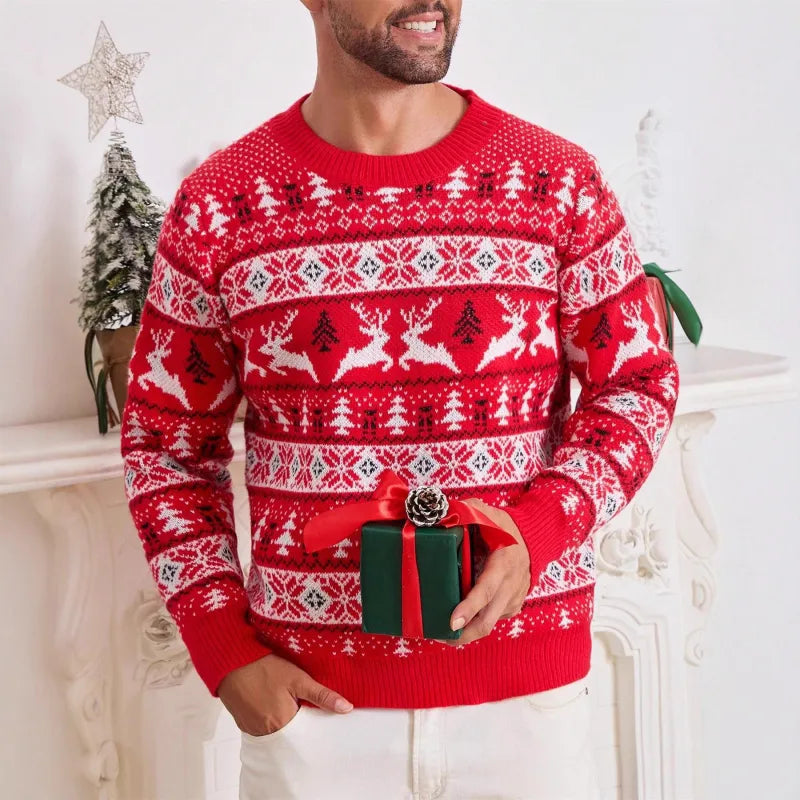 Men's Christmas Jumper Knit Sweater | Festive