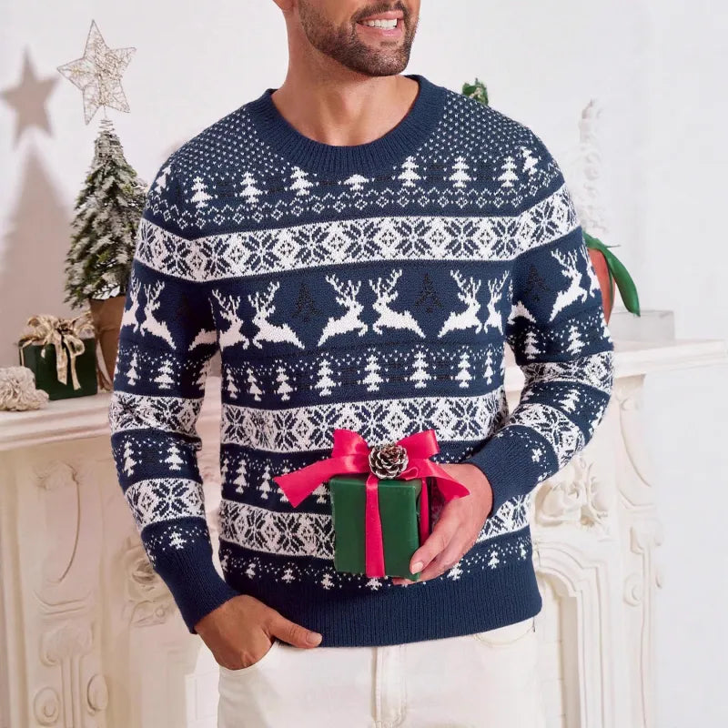Men's Christmas Jumper Knit Sweater | Festive