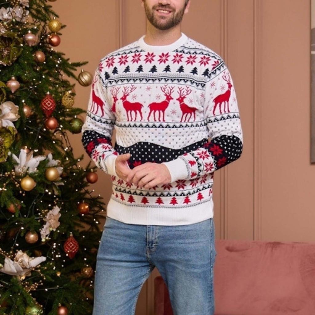 Men's Christmas Jumper Knit Sweater | Holiday