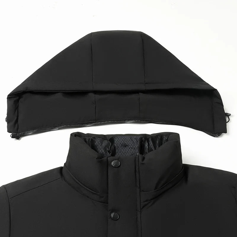 Men's Coat Long Hooded | Winter