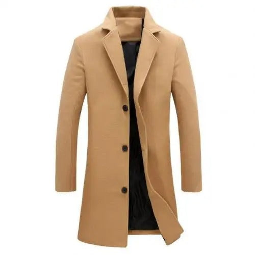 Men's Coat Long Slim Fit | Trench