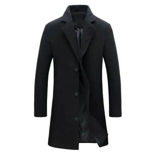 Men's Coat Long Slim Fit | Trench