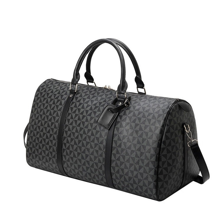 Men's Duffle Bag Travel | Large Geometric Print