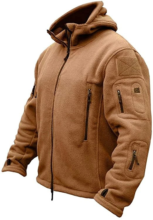 Men's Fleece Jacket Hooded with Zip | Winter