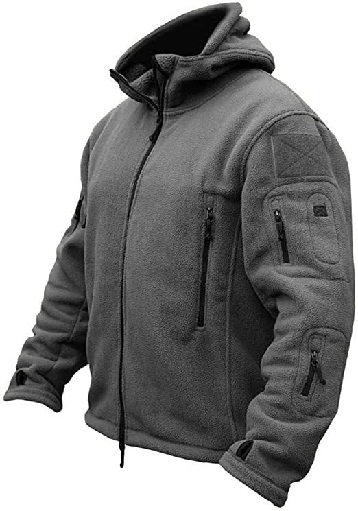 Men's Fleece Jacket Hooded with Zip | Winter