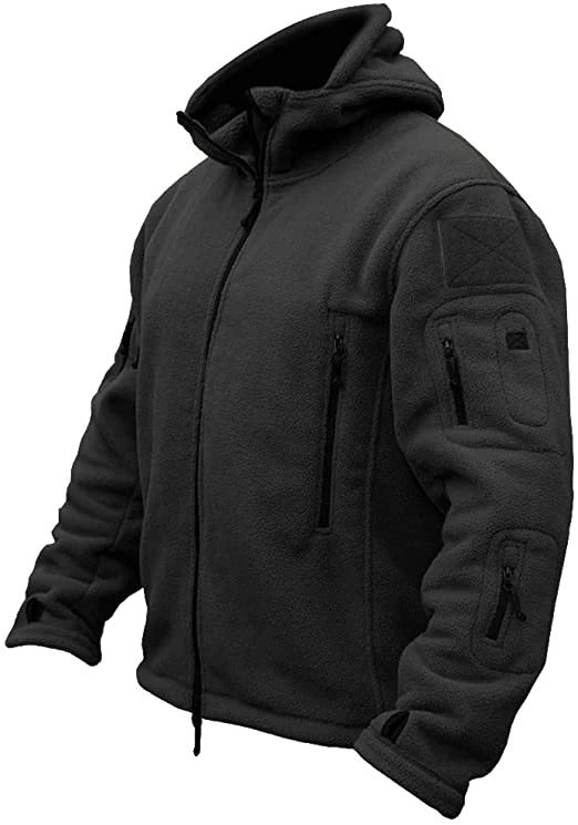 Men's Fleece Jacket Hooded with Zip | Winter