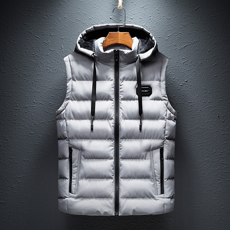 Men's Gilet Hooded Puffer | Winter