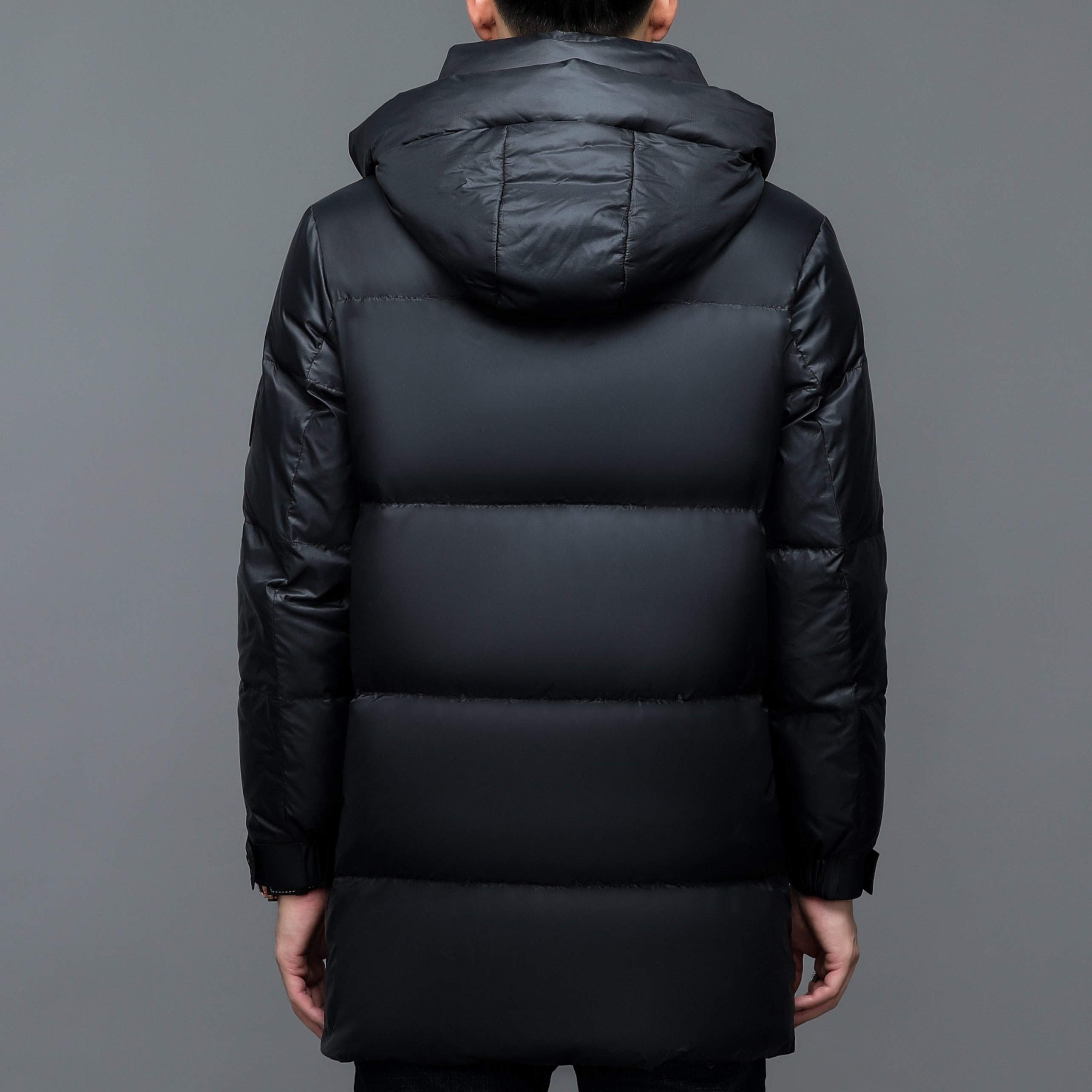 Men's Hooded Long Sleeve Rain Jacket | Winter Coat