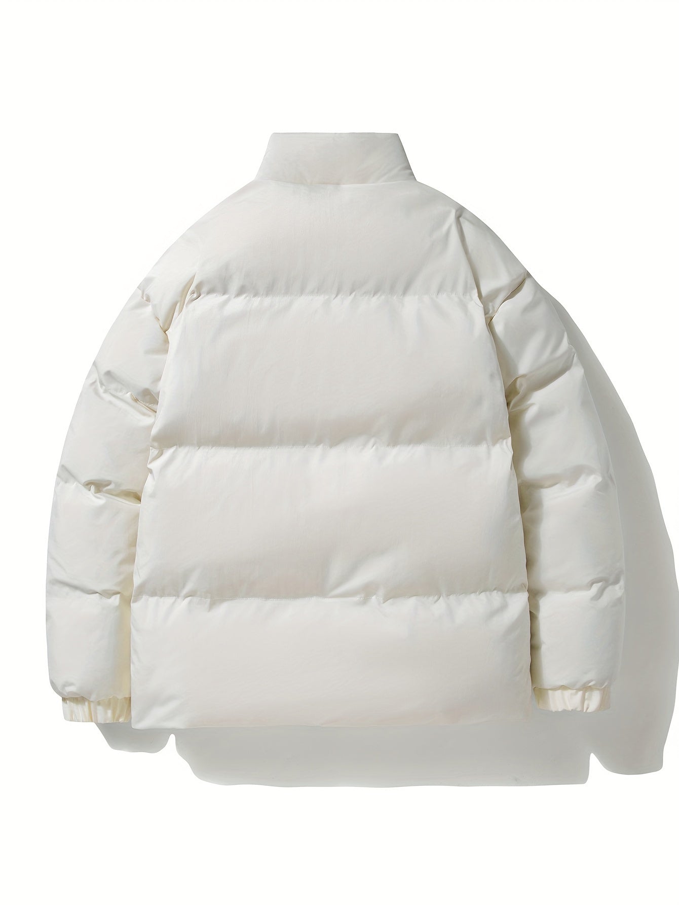 Men's Jacket Puffer with Zipper | Winter