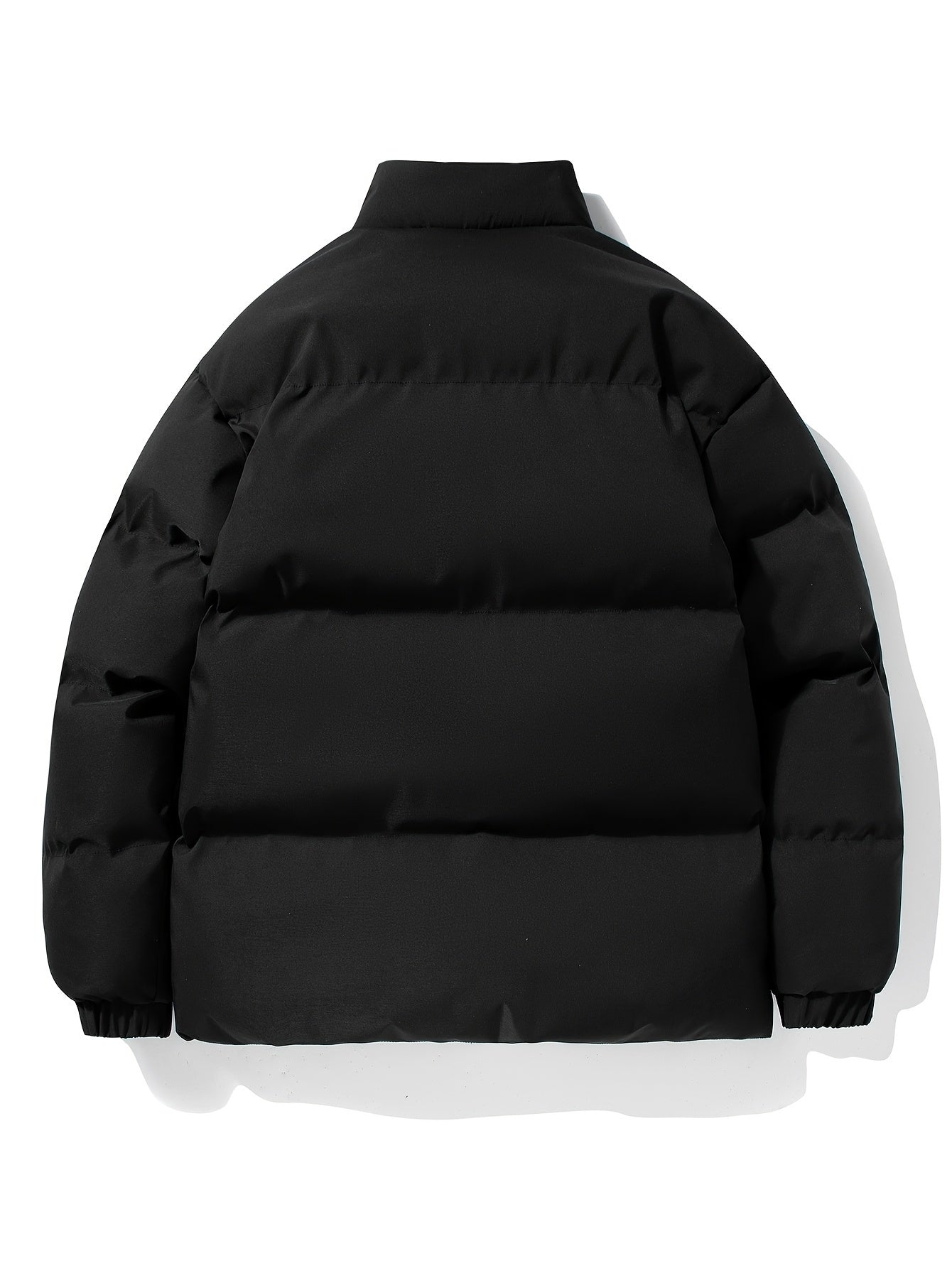 Men's Jacket Puffer with Zipper | Winter