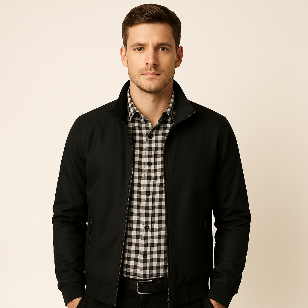 Men's Jacket Zip Up | Casual Bomber