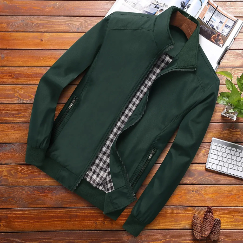 Men's Jacket Zip Up | Casual Bomber