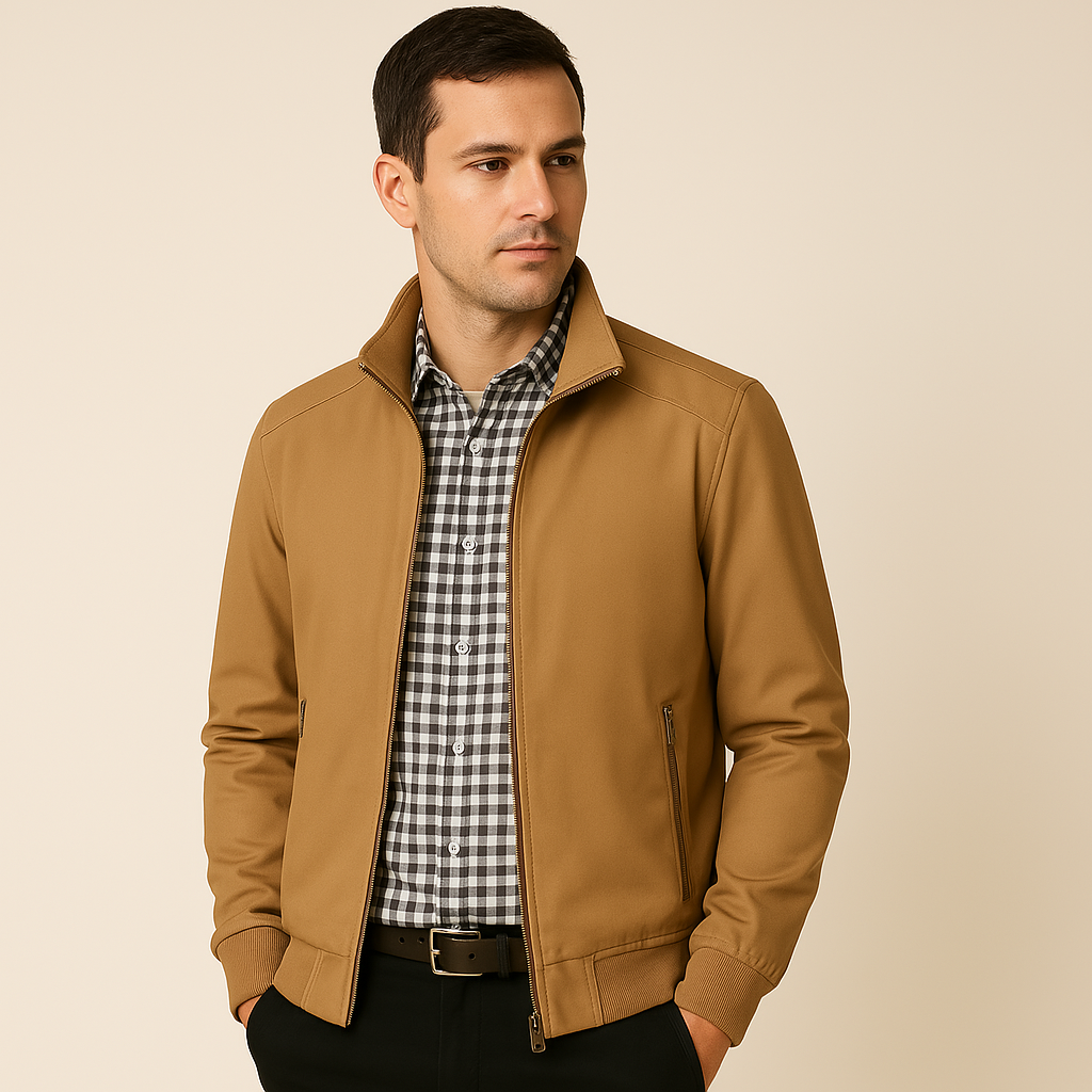 Men's Jacket Zip Up | Casual Bomber
