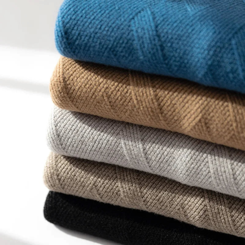 Men's Jumper Crew Neck Knitted | Long