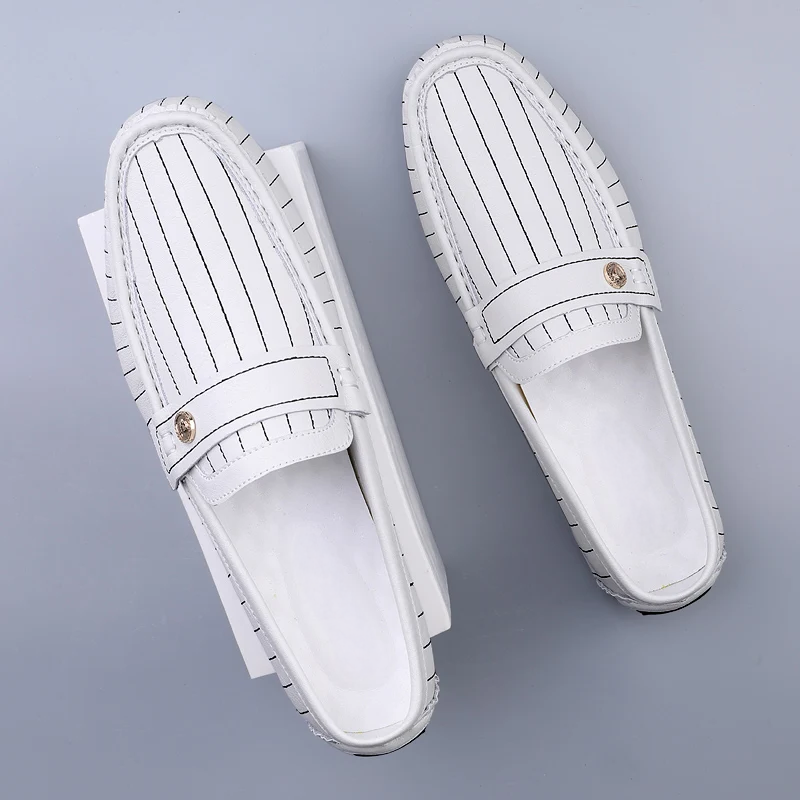 Men's Loafers Pinstripe Design | Slip On
