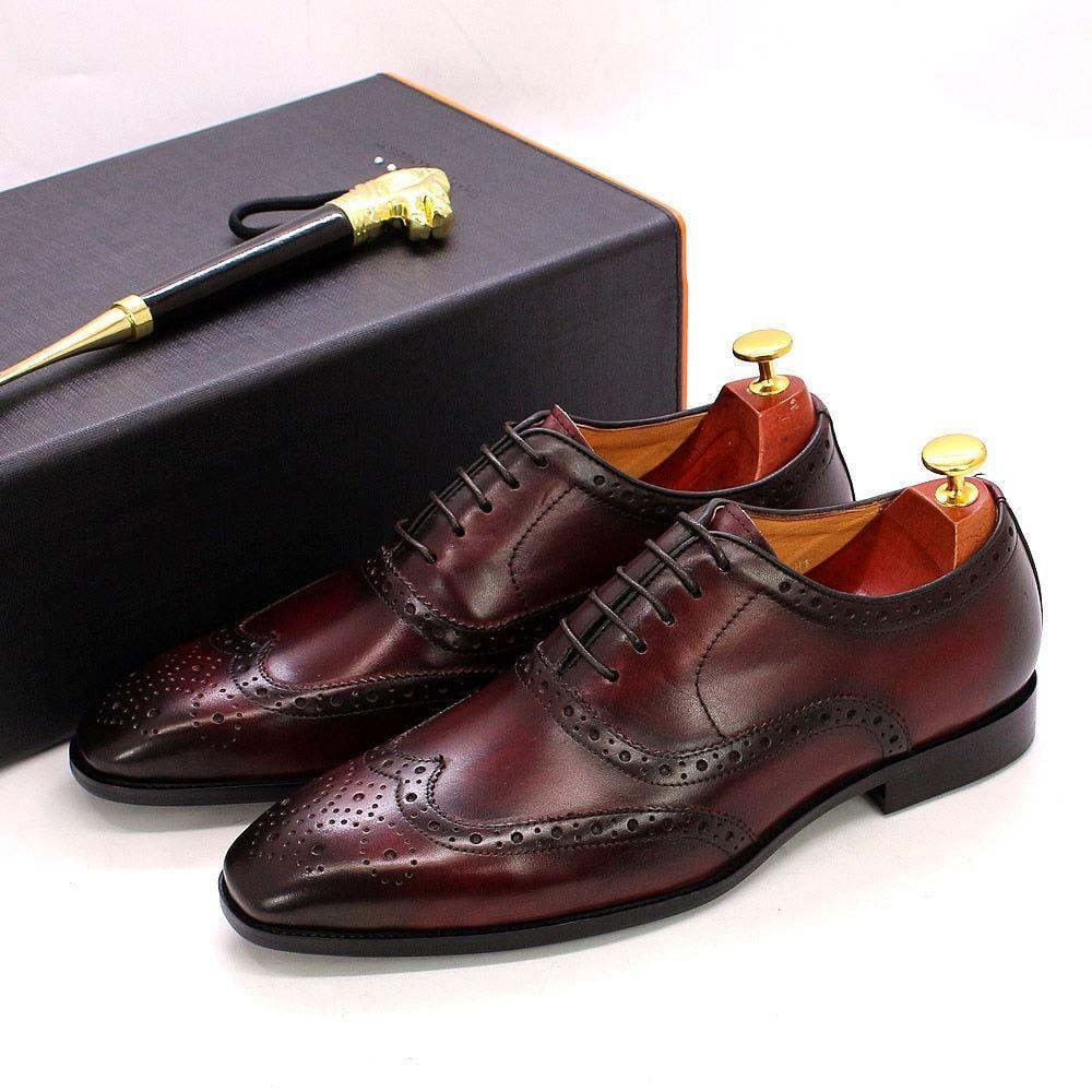 Men's Oxford Shoes Brogue | Wedding Style