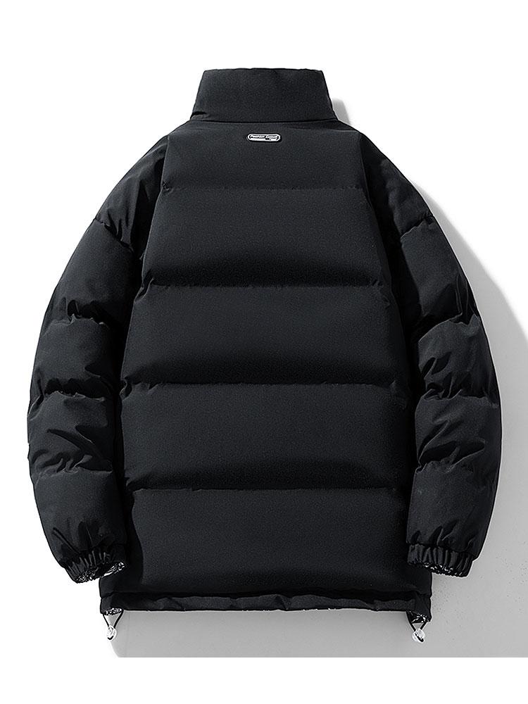 Men's Puffer Jacket Reversible Pattern Lined | Winter