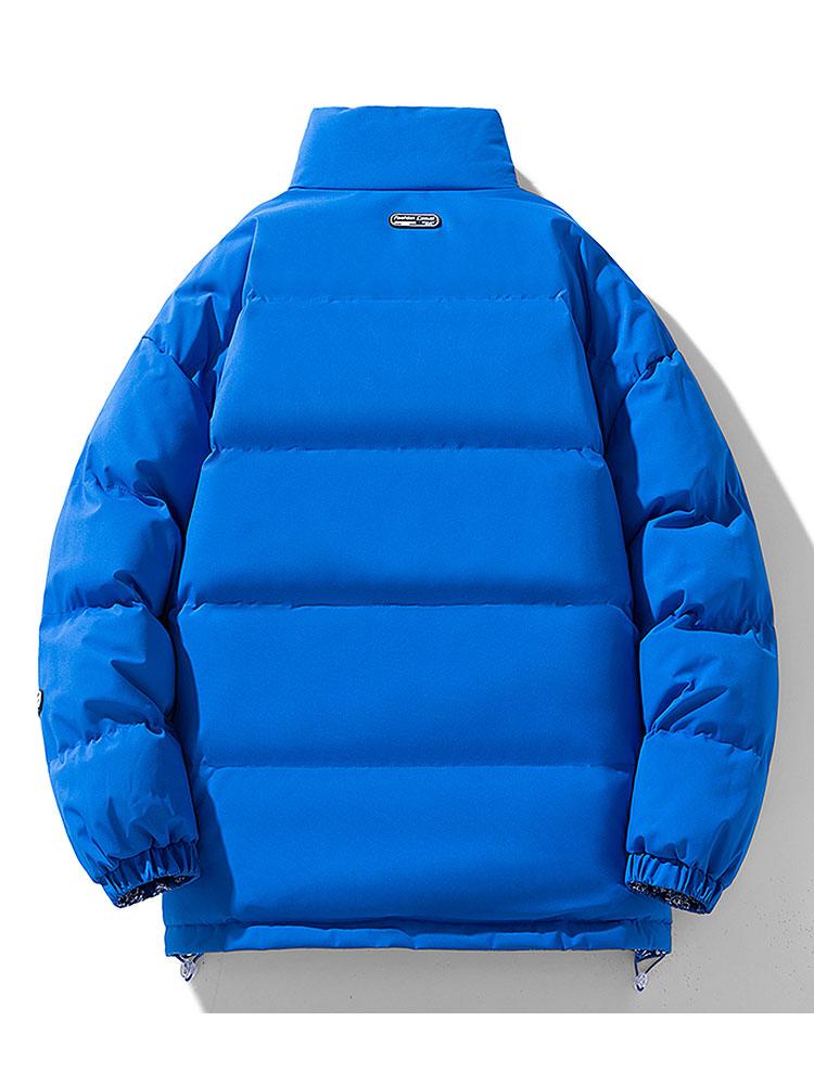 Men's Puffer Jacket Reversible Pattern Lined | Winter