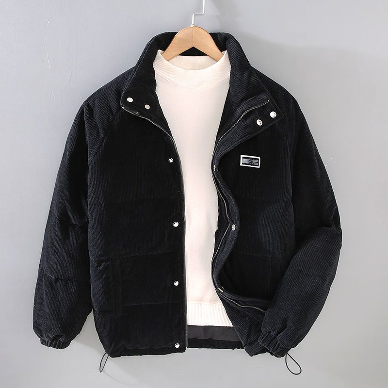 Men's Puffer Jacket Stand Collar | Winter