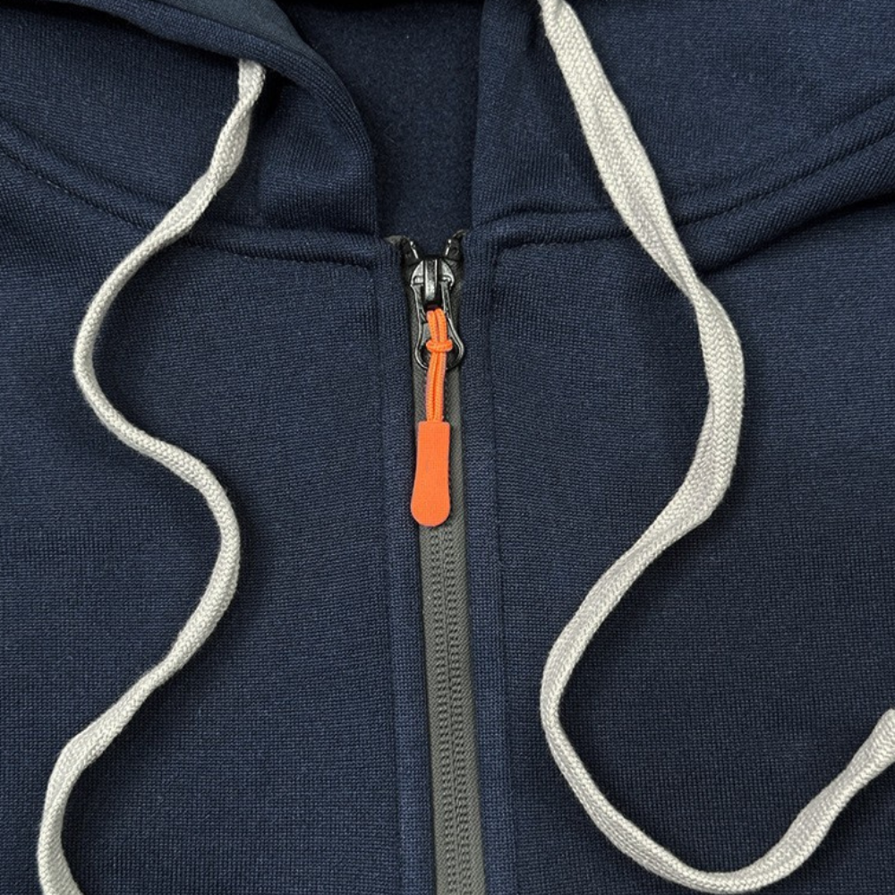 Men's Quarter Zip Hoodie Utility Pocket Design | Streetwear