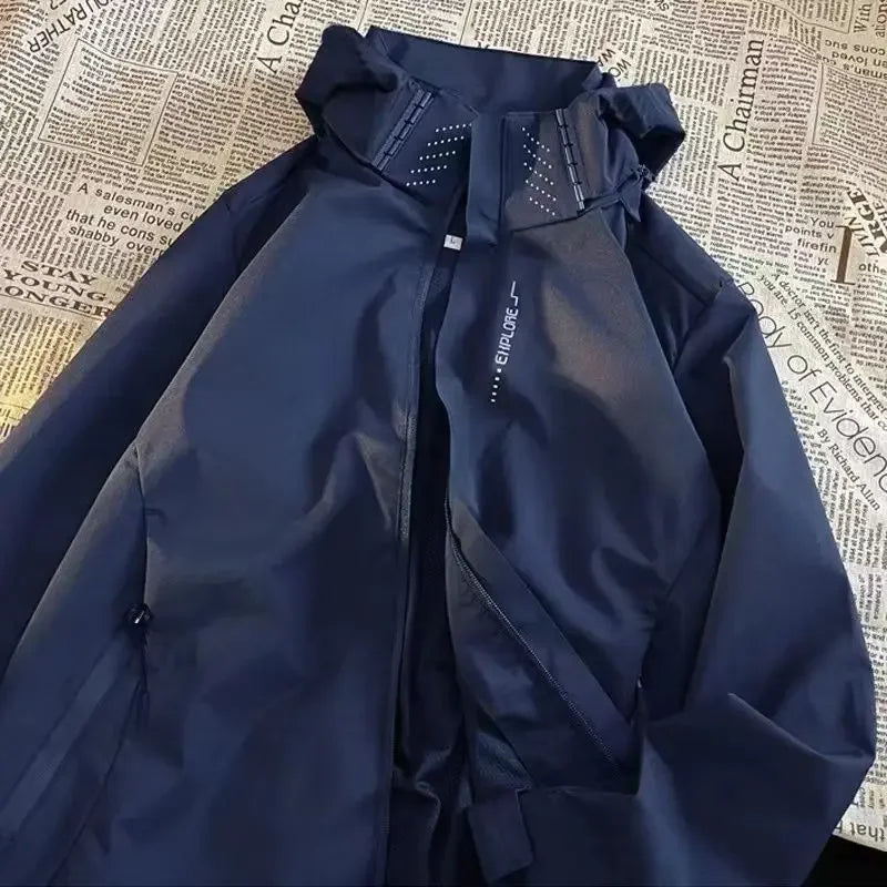 Men's Rain Hooded Jacket | Outdoor Coat