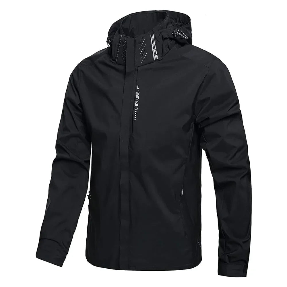 Men's Rain Jacket Hooded | Windbreaker