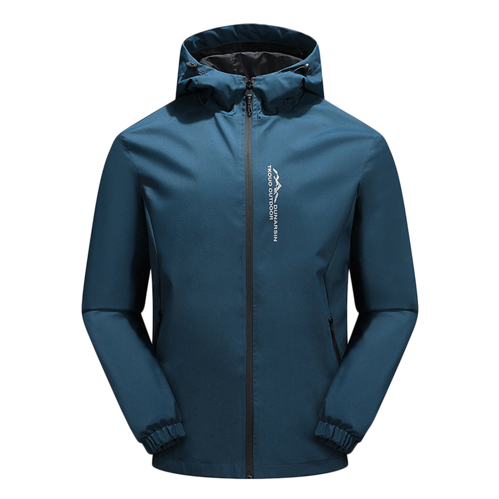 Men's Rain Jacket Lightweight Zip-Up | Hooded