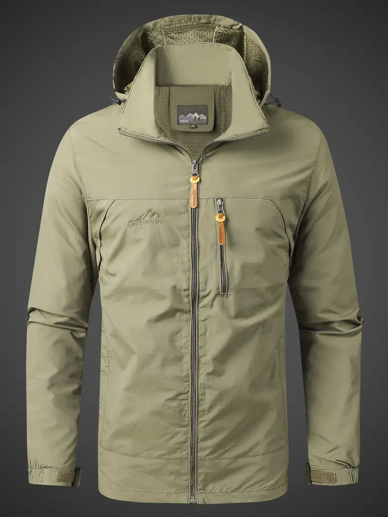 Men's Rain Jacket Outdoor | Hooded