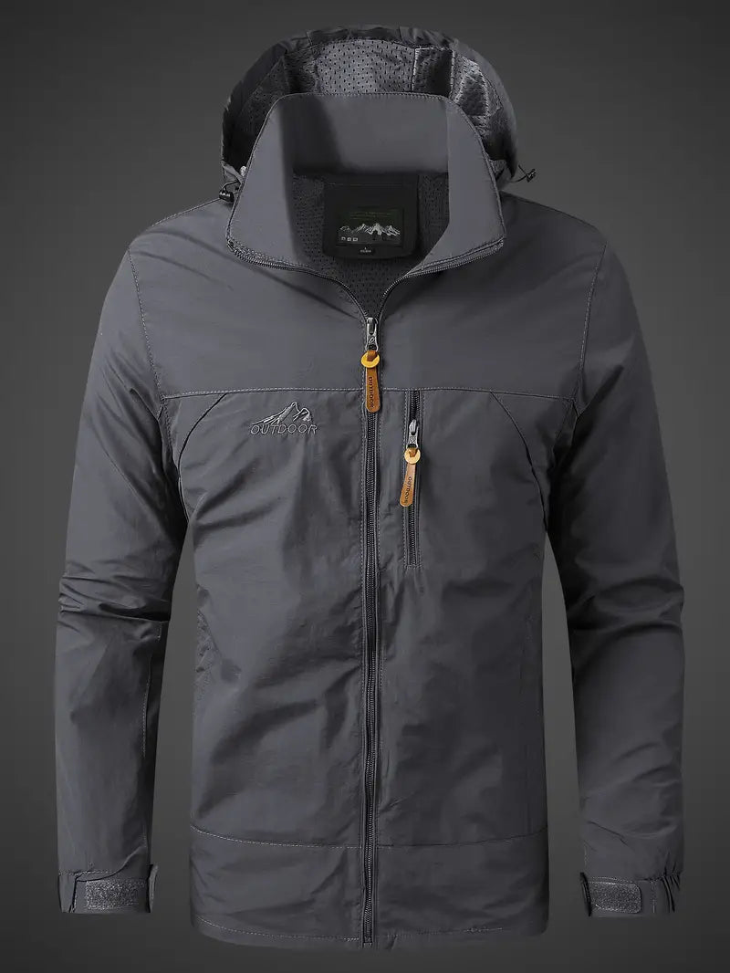 Men's Rain Jacket Outdoor | Hooded