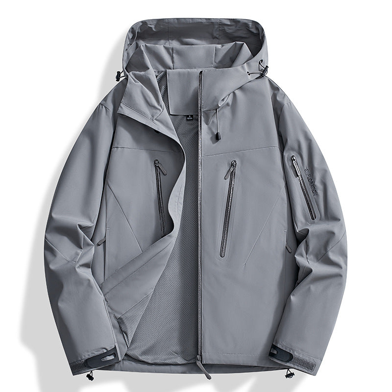 Men's Ski Jacket Zip Pockets | Hooded