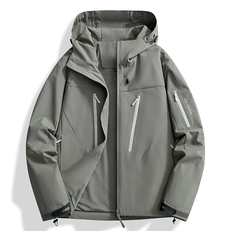 Men's Ski Jacket Zip Pockets | Hooded