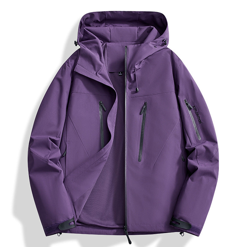 Men's Ski Jacket Zip Pockets | Hooded
