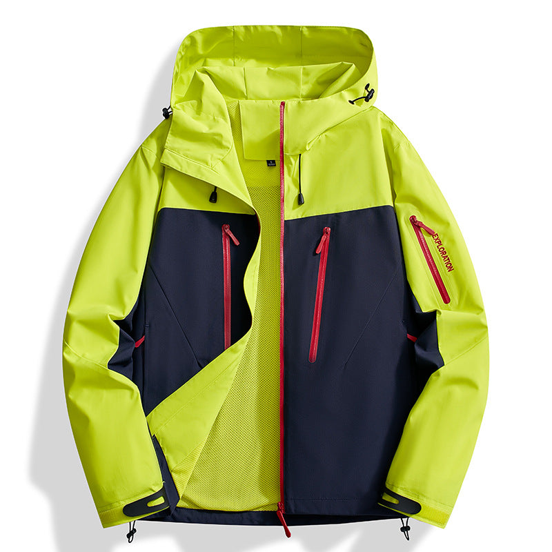 Men's Ski Jacket Zip Pockets | Hooded