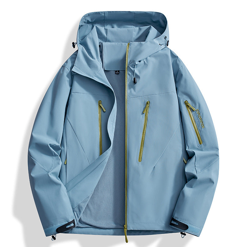 Men's Ski Jacket Zip Pockets | Hooded