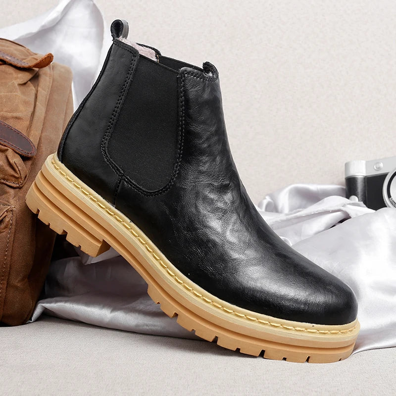 Men's Slip-On Ankle Chelsea Boots | Work Casual