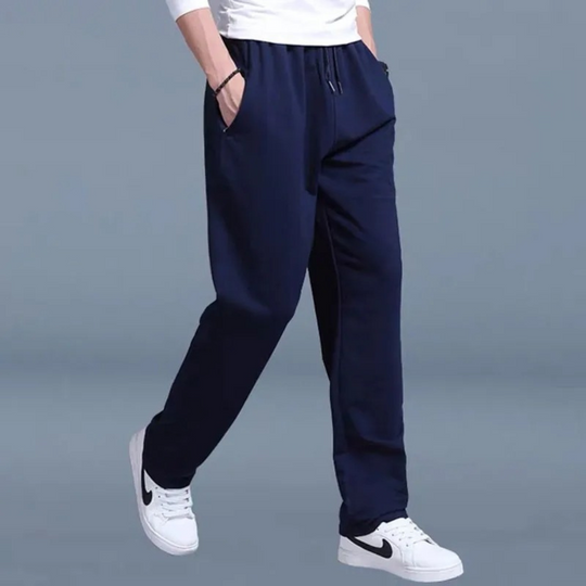 Men's Straight Leg Joggers with Pockets | Casual