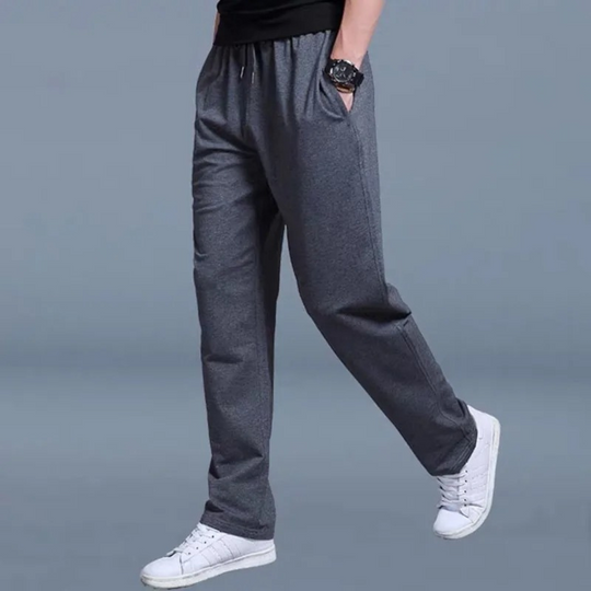 Men's Straight Leg Joggers with Pockets | Casual