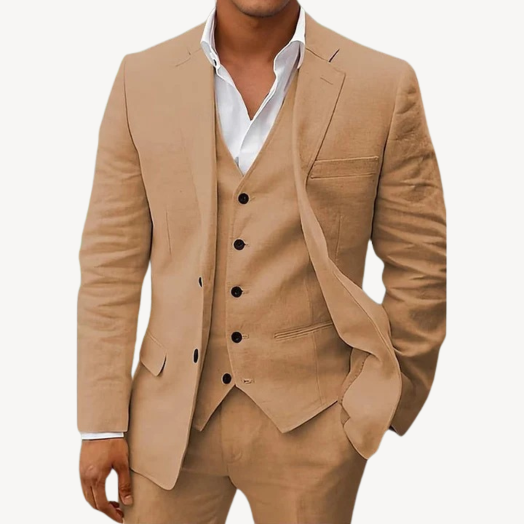 Men’s Tailored Suit 3-Piece Formal | Wedding