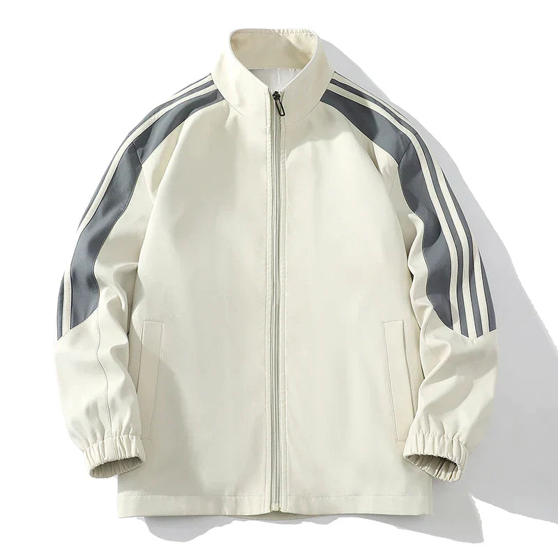 Men's Tracksuit Full Zip Jacket & Joggers Set | Stripe Detail