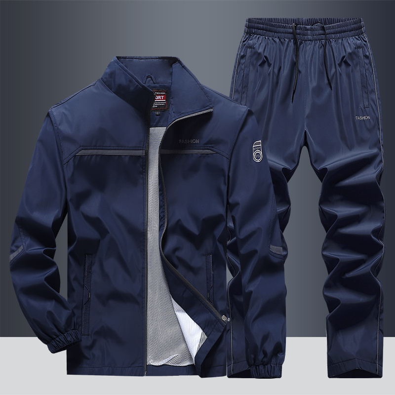 Men's Tracksuit Lightweight Zip Jacket & Joggers Set | Sport