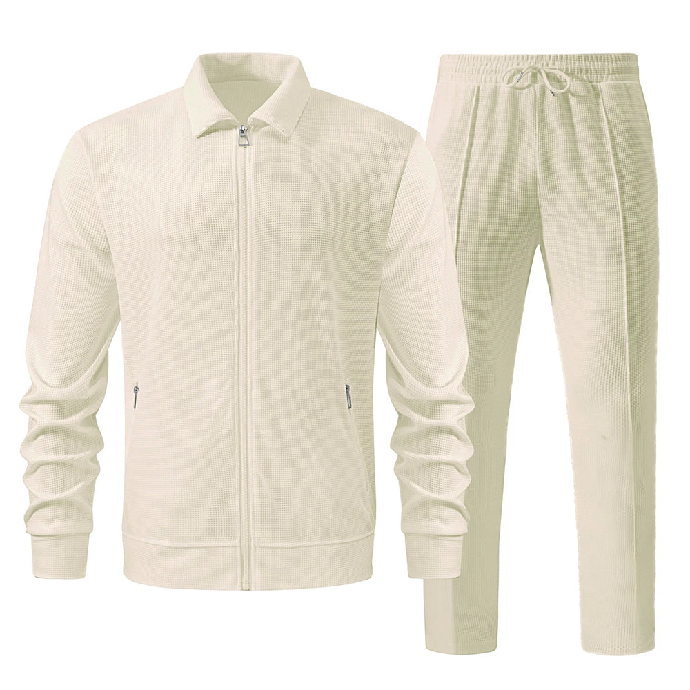 Men's Tracksuit Two Piece Zip Up | Casual