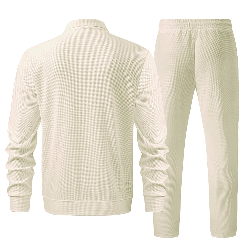 Men's Tracksuit Two Piece Zip Up | Casual