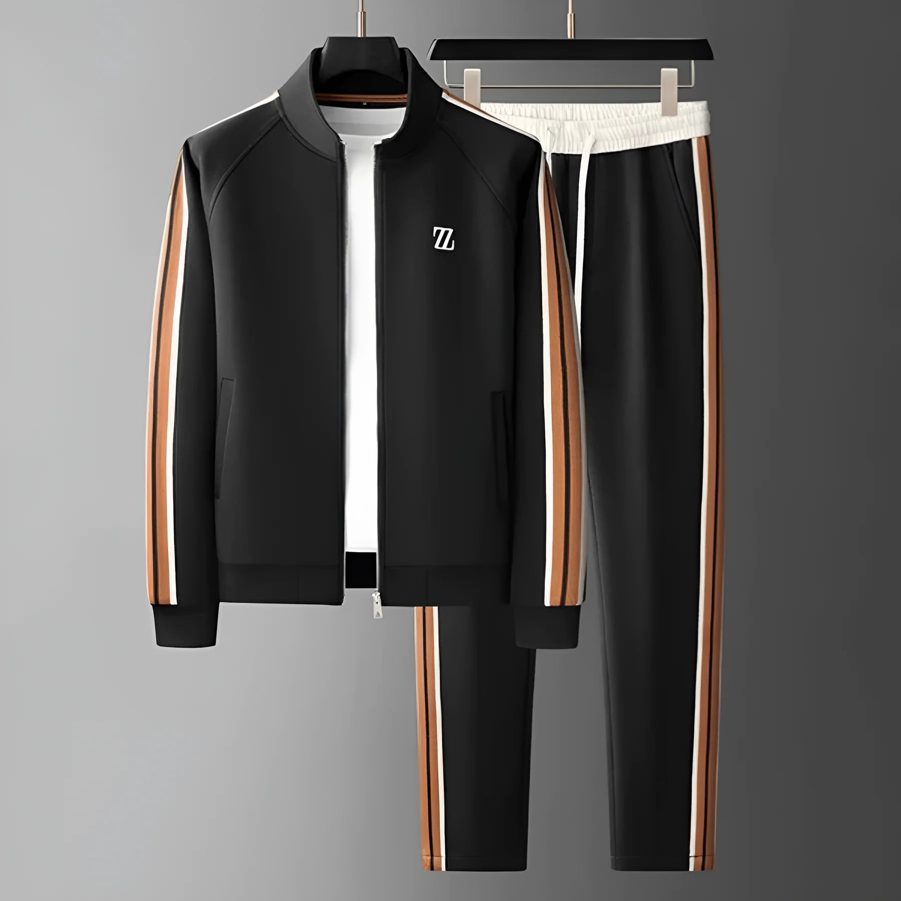 Men's Tracksuit Zip Up Two Piece | Casual