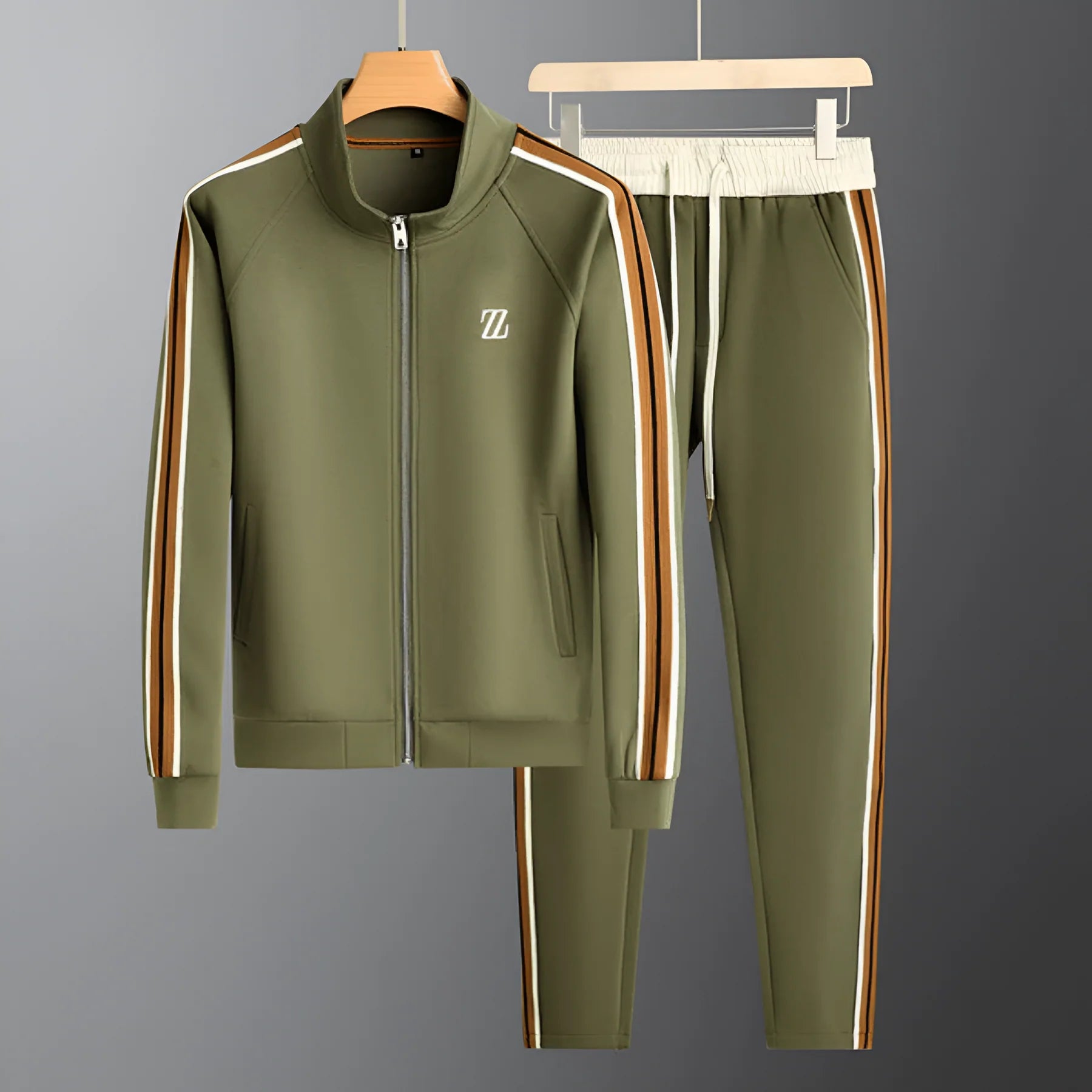 Men's Tracksuit Zip Up Two Piece | Casual